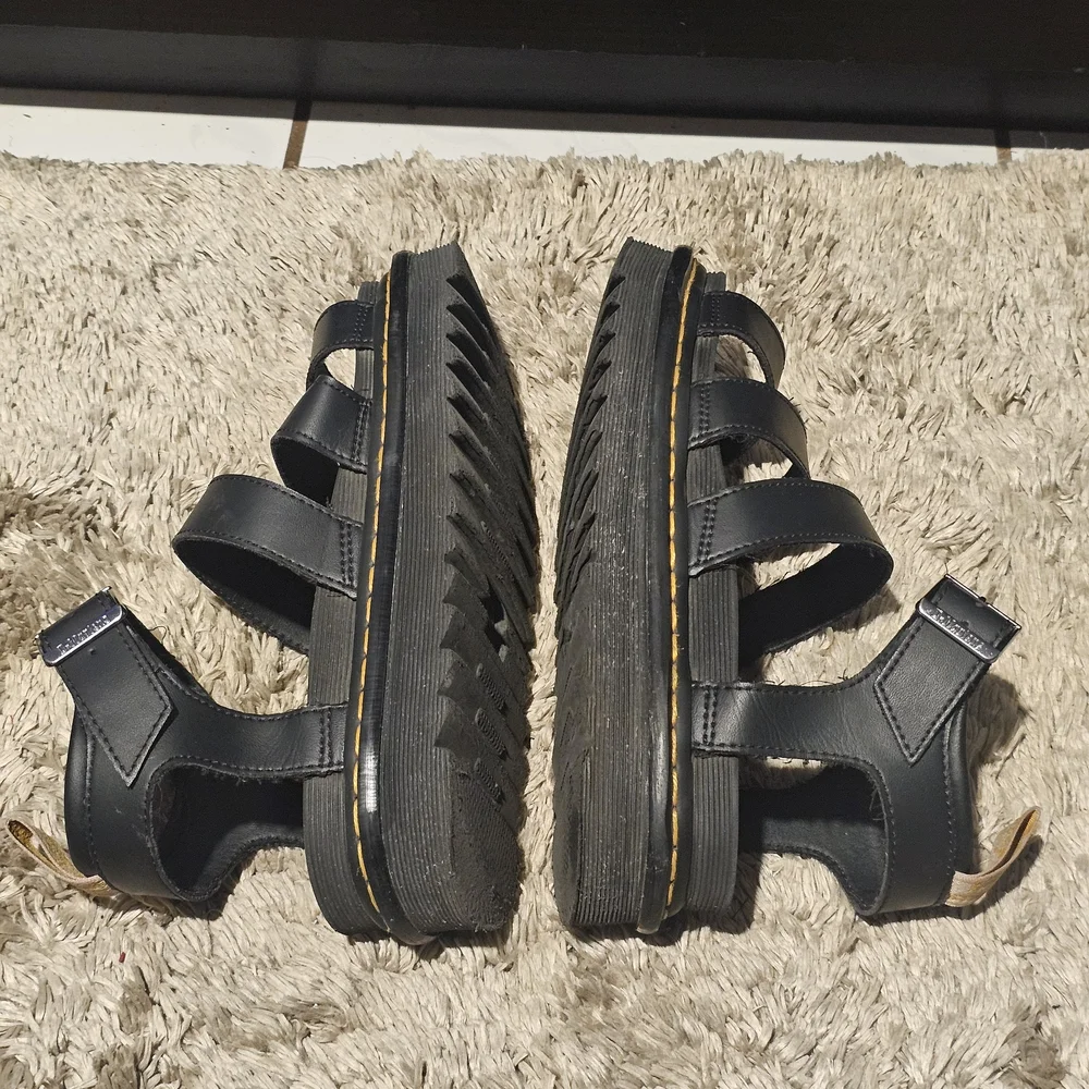 Dr. Martens Blaire Leather Platform Sandals - Picture 3 of 6
